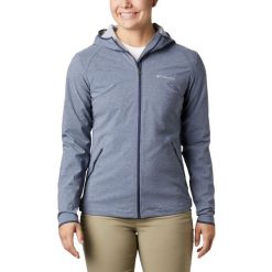 Kurtka Softshell Damska Columbia Heather Canyon. Niebieskie kurtki przejściowe sportowe Columbia, s, bez wzorów, z materiału, bez kaptura, trekkingowe. Za 598.00 zł.