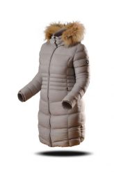Kurtka Trimm DORA. Szare kurtki TRIMM, na zimę, s, bez wzorów, z materiału, eleganckie, bez kaptura. Za 420.00 zł.