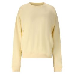 Bluza damska Athlecia Crecy. Żółte bluzy bez kaptura Athlecia, bez wzorów, z materiału, bez kaptura. Za 194.50 zł.