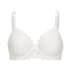 Cellbes Biustonosz z fiszbinami Vicky złamana biel female biały 75B. Białe biustonosze sportowe Cellbes, bez wzorów, z koronki. Za 89.00 zł.