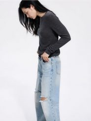 Sweter z wełną i modalem - ciemnoszary. Szare swetry Reserved, l, bez wzorów, z dzianiny, bez ramiączek. Za 119.99 zł.