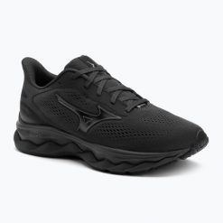 Buty do biegania damskie Mizuno Wave Serene 2 GTX. Czarne buty do biegania Mizuno, bez wzorów, bez zapięcia, do biegania, mizuno wave. Za 469.99 zł.
