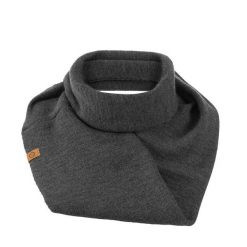 Damski komin zimowy brødrene k4 c. szary 9940. Szare szaliki i kominy na zimę, bez wzorów, eleganckie. Za 64.90 zł.