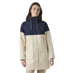 Płaszcz damski Helly Hansen Koster. Białe kurtki przeciwdeszczowe Helly Hansen, bez wzorów, bez kaptura. Za 844.00 zł.