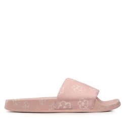 Klapki Ted Baker. Czerwone klapki Ted Baker, bez wzorów, bez obcasa, bez zapięcia. Za 299.99 zł.