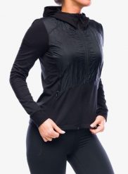 Bluza biegowa damska Sensor Infinity Zero Jacket. Czarne bluzy Sensor, m, bez wzorów, z lycry, sportowe, bez ramiączek. Za 483.99 zł.