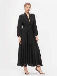 Dixie Sukienka koktajlowa AIFIULTA Czarny Regular Fit. Czarne sukienki Dixie, s, bez wzorów, z wiskozy, wizytowe, bez kołnierzyka, bez ramiączek. Za 499.99 zł.