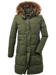 Killtec Płaszcz pikowany w kolorze khaki rozmiar: 38. Brązowe płaszcze Killtec, s, bez wzorów, bez kaptura. Za 441.31 zł.