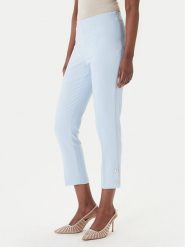 Rinascimento Spodnie materiałowe CFC0128641003 Błękitny Slim Fit. Niebieskie spodnie materiałowe Rinascimento, bez wzorów, z materiału. Za 449.99 zł.