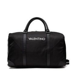 Torba weekendowa Valentino. Czarne torby podróżne Valentino, bez wzorów. Za 469.99 zł.