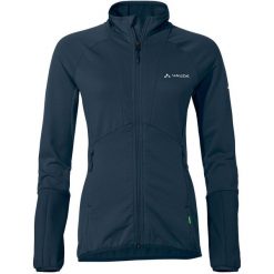 Polar damski Vaude Monviso Fleece FZ Jacket II. Czarne bluzy z polaru Vaude, l, bez wzorów, z polaru, trekkingowe. Za 437.00 zł.