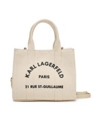 KARL LAGERFELD Torebka A3W50118 Écru. Torebki klasyczne KARL LAGERFELD, bez wzorów, z materiału, bez dodatków. Za 339.99 zł.