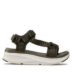 Sandały CRUZ. Szare sandały CRUZ, bez wzorów, bez obcasa, na koturnie, bez zapięcia. Za 149.99 zł.