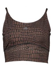 Adidas Top sportowy "HIIT" w kolorze brązowym rozmiar: XS. Brązowe topy sportowe adidas, xs, bez wzorów, z materiału, outdoorowe. Za 105.95 zł.