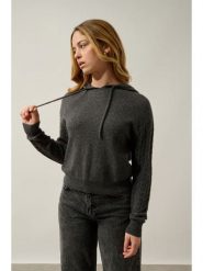 AUTHENTIC CASHMERE Kaszmirowy sweter "Svalinna" w kolorze antracytowym rozmiar: L. Czarne swetry AUTHENTIC CASHMERE, l, bez wzorów, z kaszmiru, bez ramiączek. Za 376.86 zł.