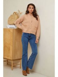 Soft Cashmere Kardigan w kolorze jasnobrązowym rozmiar: 38/40. Brązowe swetry Soft Cashmere, bez wzorów, z kaszmiru, bez ramiączek. Za 104.99 zł.