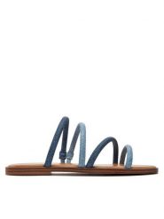 Aldo Klapki Stila 13734351 Niebieski. Niebieskie klapki Aldo, bez wzorów, ze skóry, bez obcasa, bez zapięcia. Za 169.99 zł.