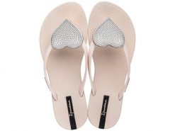 Japonki plażowe damskie Ipanema Maxi Fashion II Fem. Brązowe japonki Ipanema, bez wzorów, z gumy. Za 195.35 zł.