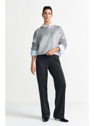 Rich & Royal Sweter w kolorze szarym rozmiar: S. Szare swetry Rich & Royal, s, bez wzorów, z wełny, bez ramiączek. Za 374.95 zł.