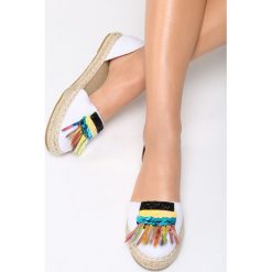 Białe Espadryle Rhythm. Espadryle marki Born2be. Za 59.99 zł.