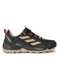 Trekkingi adidas. Czarne buty trekkingowe adidas, z gore-texu, bez zapięcia. Za 419.99 zł.