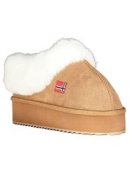 Geographical Norway Kapcie "Oninkasi" w kolorze jasnobrązowym rozmiar: 37. Brązowe kapcie Geographical Norway, bez wzorów, z materiału. Za 100.99 zł.