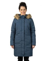 Hannah Płaszcz zimowy "Gema" w kolorze granatowym rozmiar: 38. Niebieskie płaszcze Hannah, na zimę, bez wzorów, z puchu, bez kaptura. Za 513.99 zł.