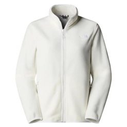 Kurtka THE NORTH FACE W GLACIER FLEECE JACKET Biały. Białe kurtki The North Face, s, bez wzorów, z tkaniny, bez kaptura. Za 295.99 zł.