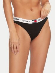 Tommy Hilfiger Figi klasyczne UW0UW05617 Czarny. Czarne figi Tommy Hilfiger, bez wzorów, z bawełny. Za 69.99 zł.