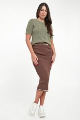 Spódnica ołówkowa midi ARMANI EXCHANGE. Spódnice Armani Exchange, m, bez wzorów, midi, ołówkowe. Za 609.00 zł.