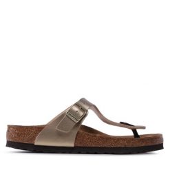 Japonki damskie Birkenstock Gizeh BF. Szare japonki Birkenstock, bez wzorów, młodzieżowe. Za 299.99 zł.