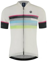 Koszulka rowerowa damska Rogelli Impress II z krótkim rękawem. Białe t-shirty sportowe Rogelli, m, bez wzorów, z elastanu, bez ramiączek, rowerowe. Za 293.00 zł.