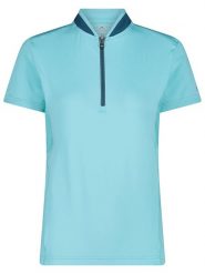 CMP Koszulka kolarska w kolorze turkusowym rozmiar: 34. Niebieskie t-shirty sportowe CMP, bez wzorów, z materiału, bez ramiączek, rowerowe. Za 60.71 zł.