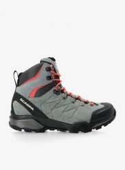 Buty trekkingowe damskie Scarpa ZG Trek GTX. Szare trekkingi Scarpa, bez wzorów, z gore-texu, przed kolano, bez zapięcia, wspinaczkowe, gore-tex. Za 841.49 zł.