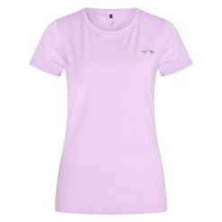 Koszulka damska HV Polo Classic. Fioletowe t-shirty sportowe HV POLO, bez wzorów, bez ramiączek. Za 217.50 zł.