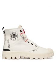 Palladium Trapery Pampahi Urban 94669-116-M Biały. Białe traperki Palladium, bez wzorów, z materiału, bez obcasa, bez zapięcia. Za 439.99 zł.