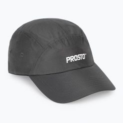Czapka z daszkiem PROSTO Fatcap Rains. Szare czapki z daszkiem Prosto., bez wzorów, z materiału, eleganckie. Za 94.99 zł.