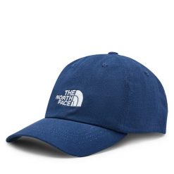 Czapka z daszkiem The North Face. Niebieskie czapki z daszkiem The North Face, bez wzorów. Za 69.99 zł.