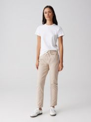 OPUS Dżinsy - Regular fit - w kolorze beżowym rozmiar: 40/L28. Brązowe jeansy Opus, l, bez wzorów, z tkaniny, klasyczne. Za 248.27 zł.