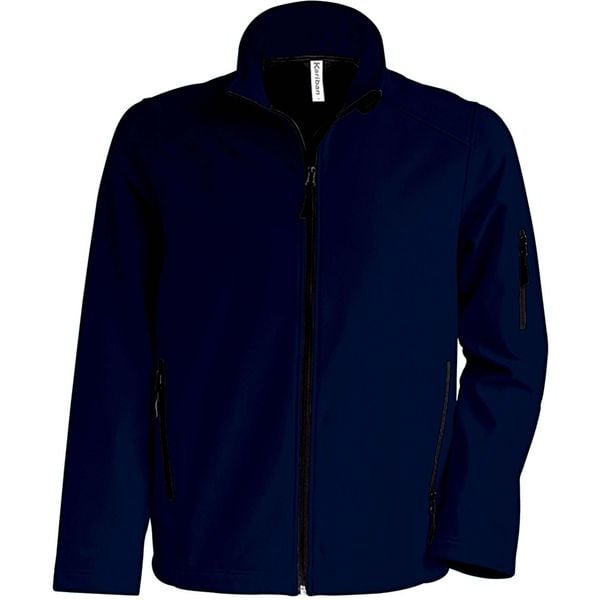 Kurtka junior Kariban Softshell. Czerwone kurtki KARIBAN, m, bez wzorów, z elastanu, bez kaptura. Za 192.50 zł.