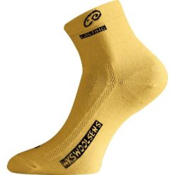 Skarpety merino WKS. Żółte skarpetki LASTING, bez wzorów, z elastanu. Za 51.00 zł.