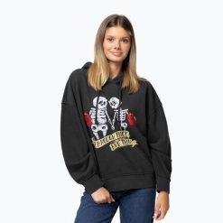 Bluza damska Pitbull Thick & Thin Hooded. Szare bluzy z kapturem PITBULL, l, bez wzorów, z bawełny, bez kaptura. Za 179.99 zł.