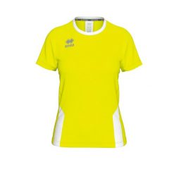 T-Shirt Errea Remy Maglia Woman Mc Ad Damskie. Białe t-shirty sportowe ERREA, s, z aplikacjami, z materiału, bez ramiączek, do biegania. Za 191.50 zł.