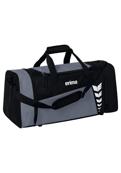 Torba sportowa Erima Six Wings. Czarne torby sportowe Erima, bez wzorów, z materiału, na ramię. Za 109.99 zł.