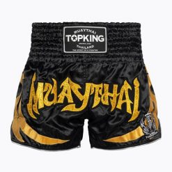 Spodenki treningowe Top King Kickboxing 067. Czarne szorty sportowe TOP KING, bez wzorów. Za 219.99 zł.