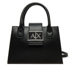 Torebka Armani Exchange. Czarne torebki klasyczne Armani Exchange, bez wzorów, klasyczne, bez dodatków. Za 649.99 zł.