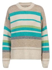 Herrlicher Sweter w kolorze turkusowo-beżowym rozmiar: L. Brązowe swetry Herrlicher, l, bez wzorów, bez ramiączek. Za 152.99 zł.