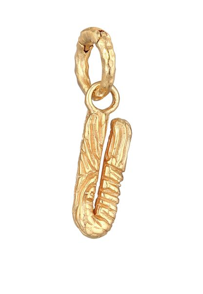 Elli Damski wisiorek Litera U Organic Look ze srebra próby 925 Sterling Silver pozłacanego Kolczyki koła 1 ct. Szare kolczyki Elli, pozłacane. Za 168.99 zł.