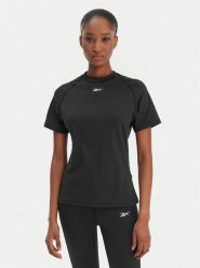 Reebok Koszulka techniczna RK25605CCW Czarny Slim Fit. Czarne t-shirty sportowe Reebok, xl, bez wzorów, z syntetyku, bez ramiączek, na fitness i siłownię. Za 79.99 zł.