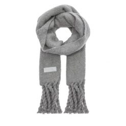 Szalik Tommy Hilfiger. Szare szaliki i kominy Tommy Hilfiger, bez wzorów. Za 449.99 zł.